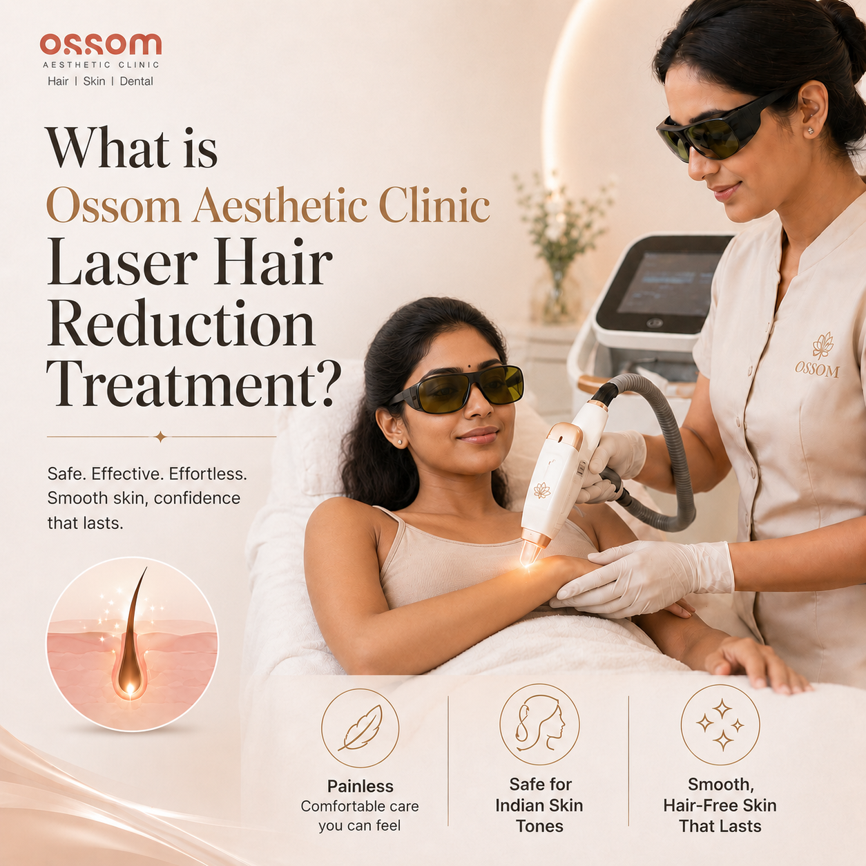 Ossom Aesthetic clinic laser reduction treatment